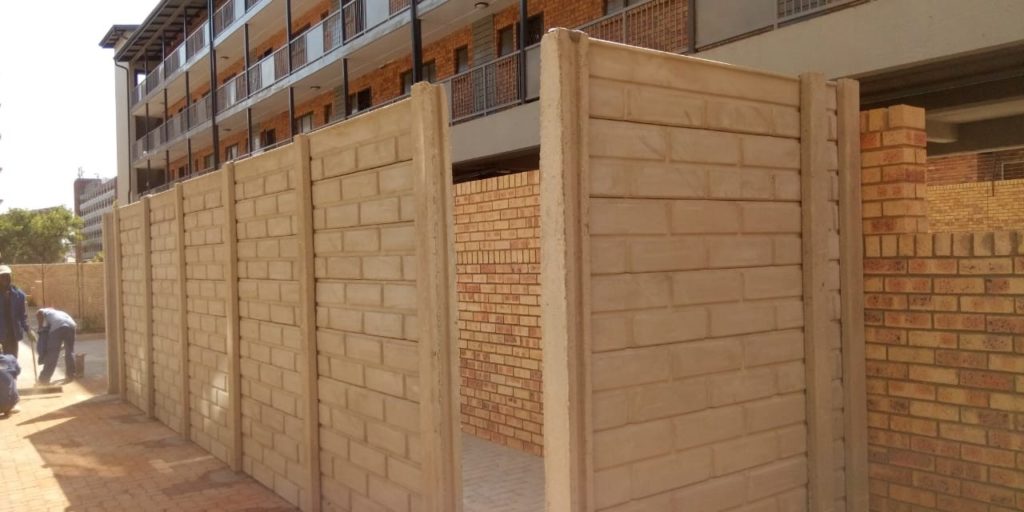Block brick precast concrete wall 2(2)
